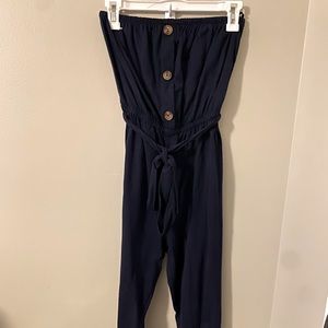 Navy Jumpsuit